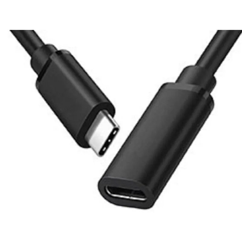 Cavo di estensione USB-C a USB-C DLH DY-TU3856 2 m USB 3.2 Gen 1 5 Gbit/s Nero - immagine 1