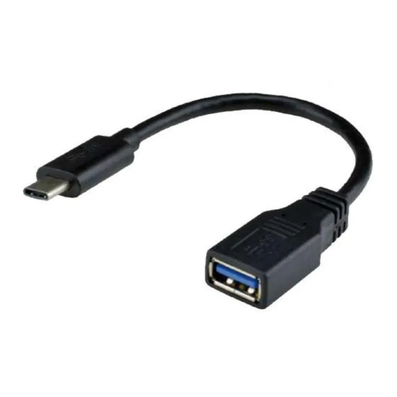 Cavo Adattatore USB-C a USB-A DLH DY-TU3078B USB 3.2 Gen 1 Nero - immagine 1