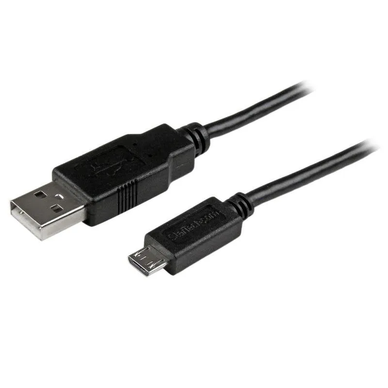 Cavo USB A Maschio a Micro USB B Maschio StarTech 0,5 m Nero - immagine 1