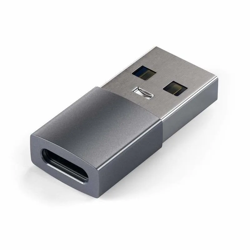 Adattatore USB-A Maschio a USB-C Femmina Satechi ST-TAUCM Grigio - immagine 1