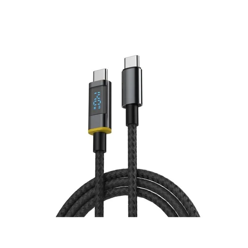 Cavo USB-C a USB-C DLH DY-TU5085B 1 m Nero 140W - immagine 1
