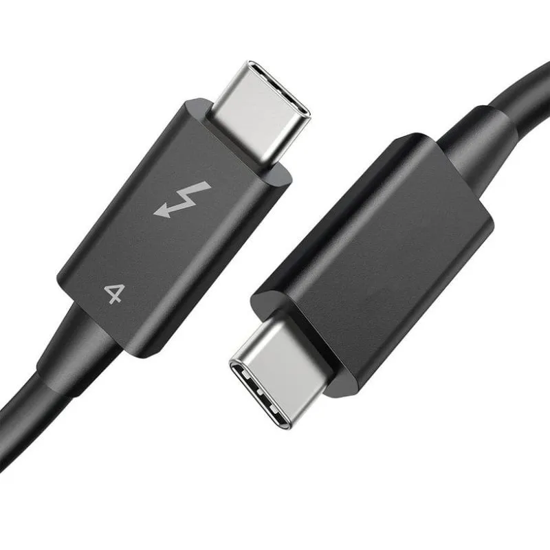 Cavo USB-C a USB-C DLH DY-TU5385B 1 m 40 Gbit/s Nero - immagine 1