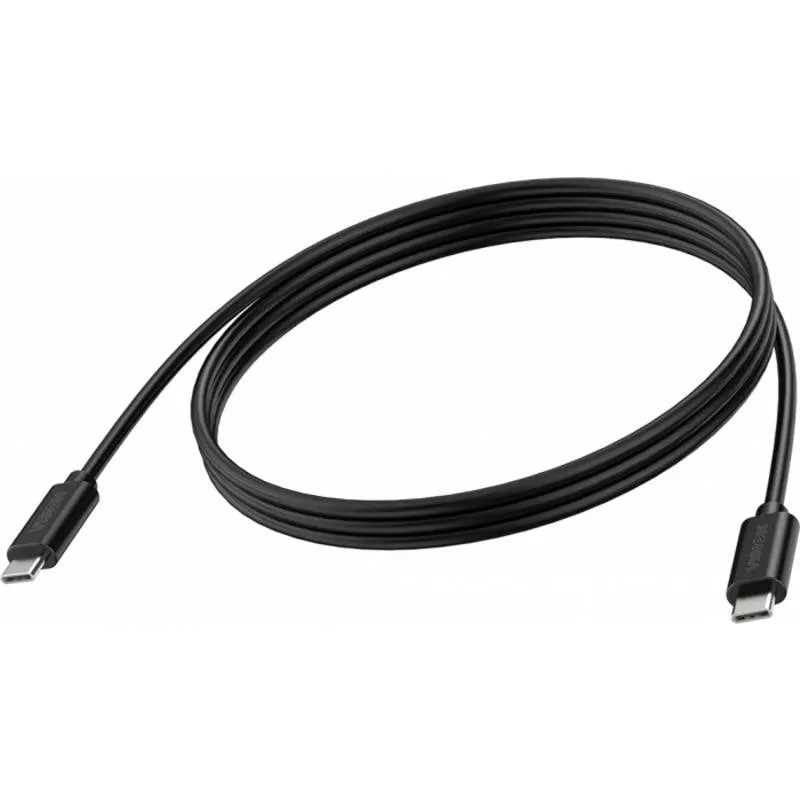 Cavo USB-C a USB-C Vision TC-USBCFF/BL Nero USB 3.2 Gen 1 - immagine 1