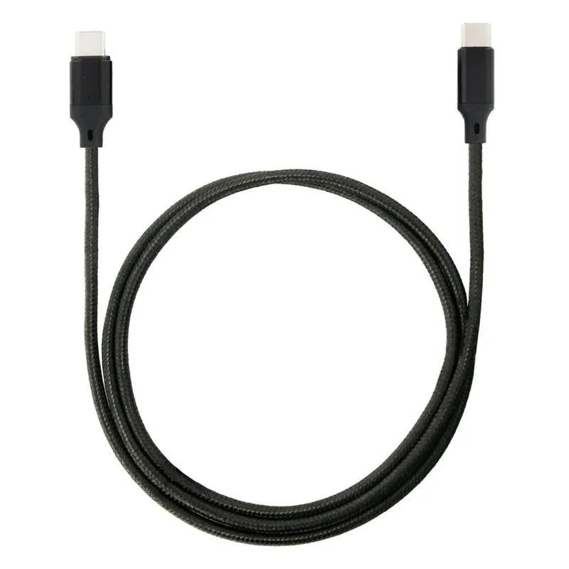 Cavo USB-C a USB-C Mobilis 2 m USB 2.0 480 Mbit/s Nero Grigio - immagine 1