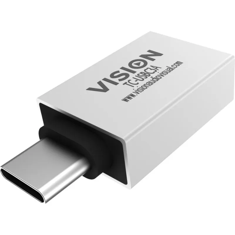 Adattatore Vision TC-USBC3A USB-A a USB-C Bianco - immagine 1