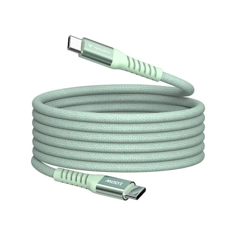 Cavo USB-C a USB-C Verbatim 31855 1,2 m USB 2.0 Verde - immagine 1