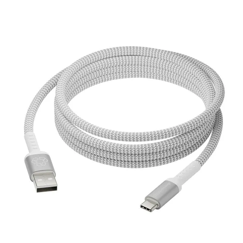 Cavo USB DBRAMANTE1928 CB25ACGR7118 2,5 m USB A a USB C USB 2.0 Bianco - immagine 1