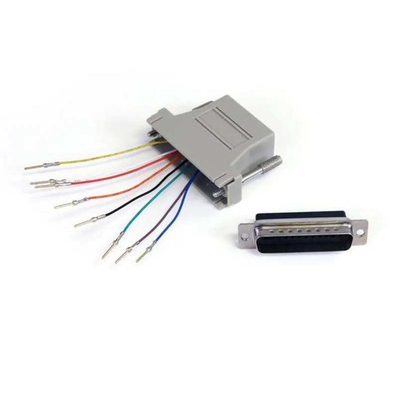 Adattatore StarTech DB25 a RJ45 Maschio a Femmina Grigio - immagine 1