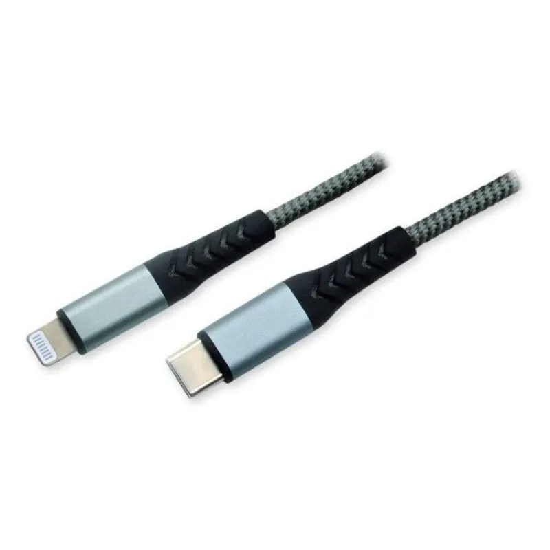 Cavo MCL Lightning a USB-C 1 m 60 W Grigio - immagine 1
