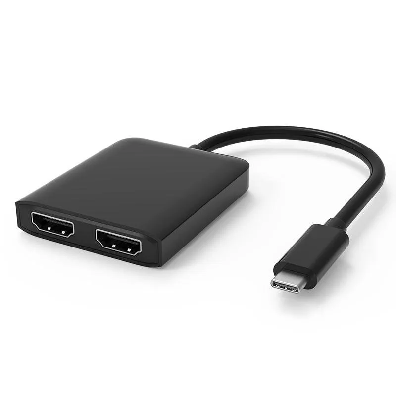 Adattatore USB-C a doppio HDMI 4K 60 Hz DLH DY-TU4840 - immagine 1