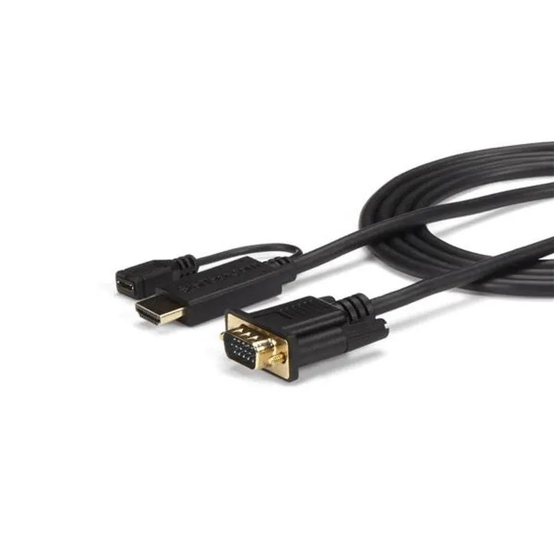 Cavo Convertitore HDMI a VGA StarTech.com 3 m Attivo 1920x1200 1080p - immagine 1