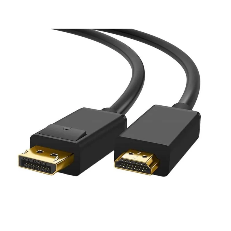 Cavo Adattatore DisplayPort Maschio verso HDMI Maschio 2 m 4K 60 Hz Nero DLH - immagine 1
