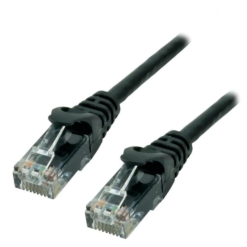 Cavo di rete MCL Cat6a U/UTP 5 m Nero - immagine 1