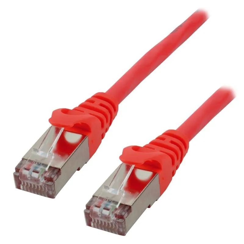 Cavo di rete MCL Cat6a S/FTP 2 m rosso - immagine 1