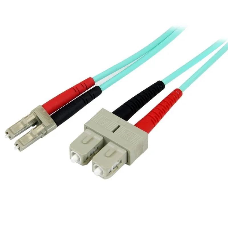 Cavo in fibra ottica multimodo StarTech.com A50FBLCSC1 1 m LC a SC OM3 - immagine 1