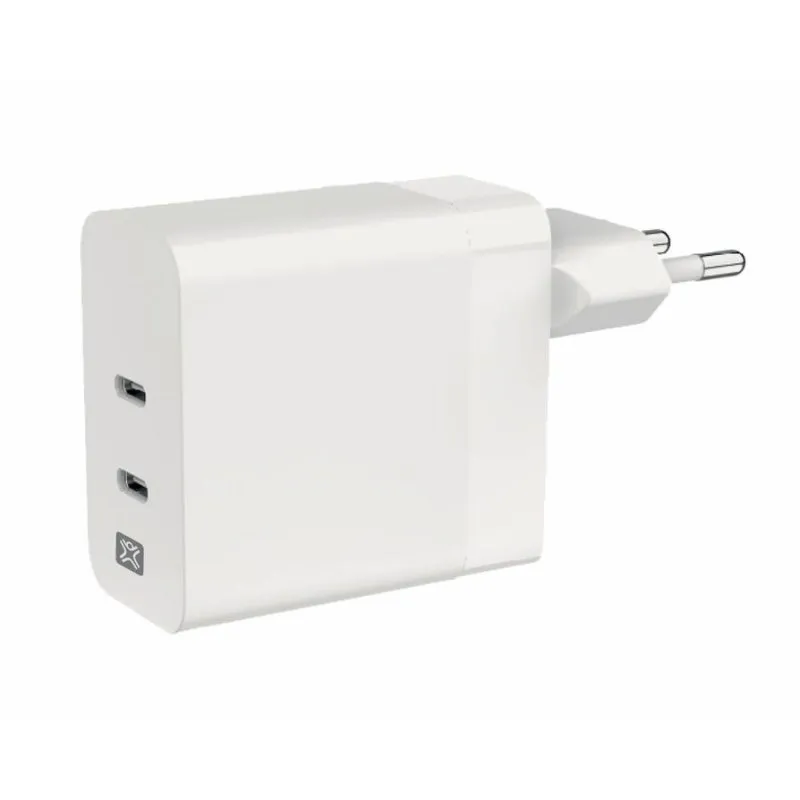 Caricatore USB-C 65W XtremeMac XWH-SPC60-03 Doppia Porta Bianco - immagine 1