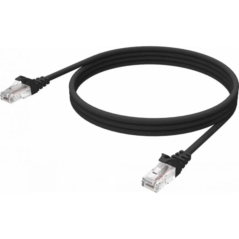 Cavo di rete Vision TC 1MCAT6A/BL Cat6a U/UTP 1 m Nero - immagine 1