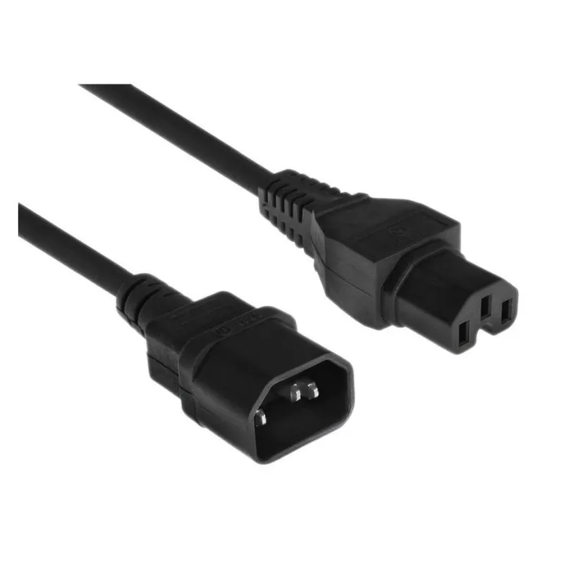 Cavo di estensione DLH DY-WU5134 1,8 m C14 a C15 Nero - immagine 1