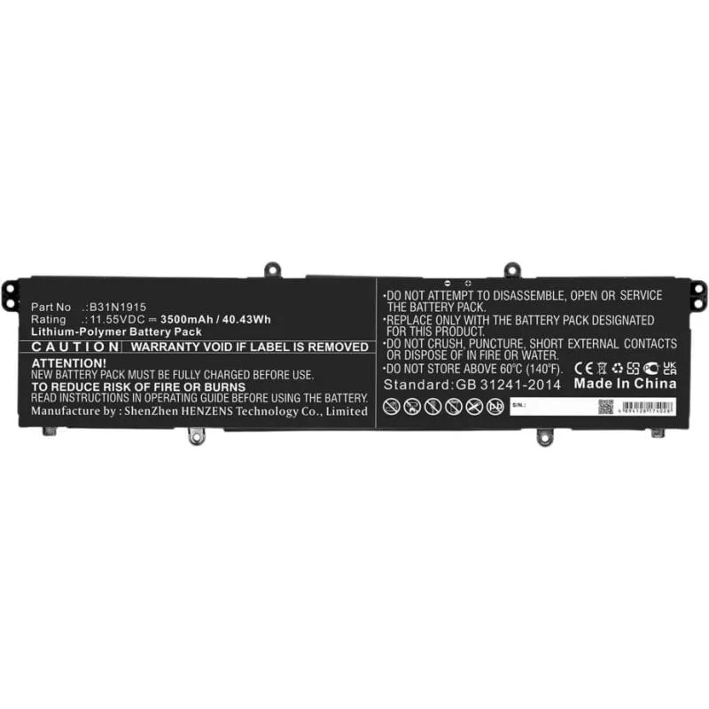 Batteria DLH per ASUS B1400C/B1500C 3500mAh 41Wh LiPo - immagine 1