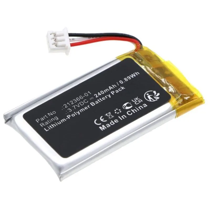 Batteria DLH PLCS5001 LiPo 3.7V 240mAh per Plantronics Savi 7200/7210/7220 Office - immagine 1