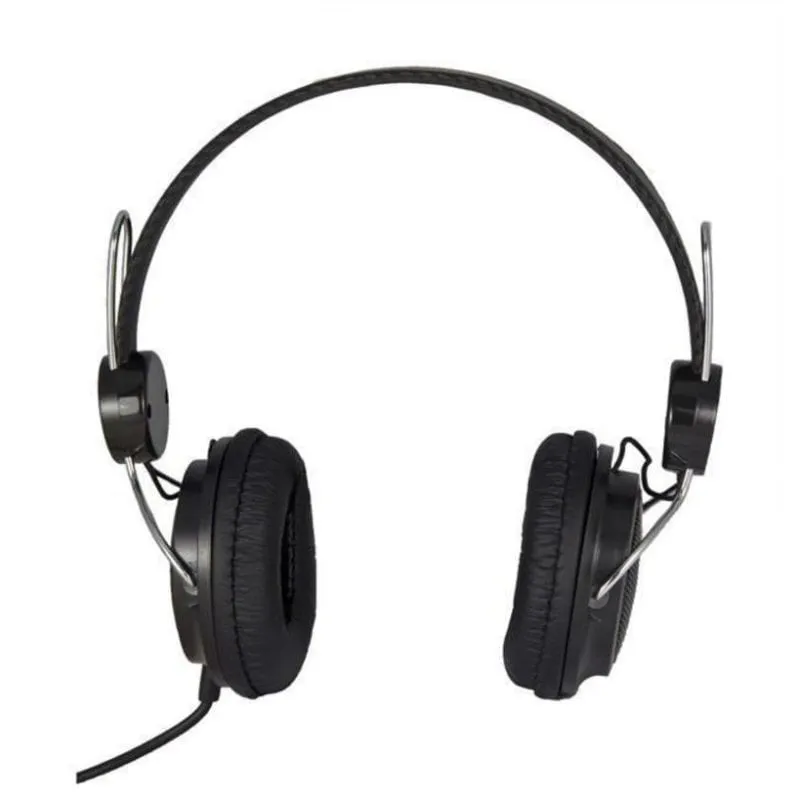 Auricolari MCL CSQ-HEAD/NZ con cavo 3,5 mm per musica, nero - immagine 1