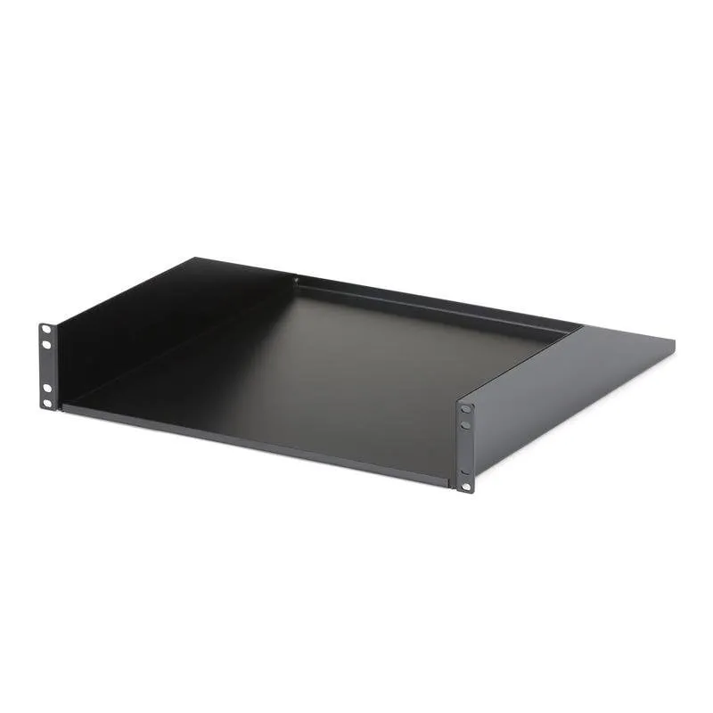 Scaffale fisso per rack 2U StarTech.com 18" acciaio nero 56 kg - immagine 1