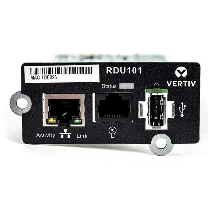 Scheda di Rete Vertiv IntelliSlot RDU101 Ethernet 100 Mbit/s USB 1 Porta - immagine 1
