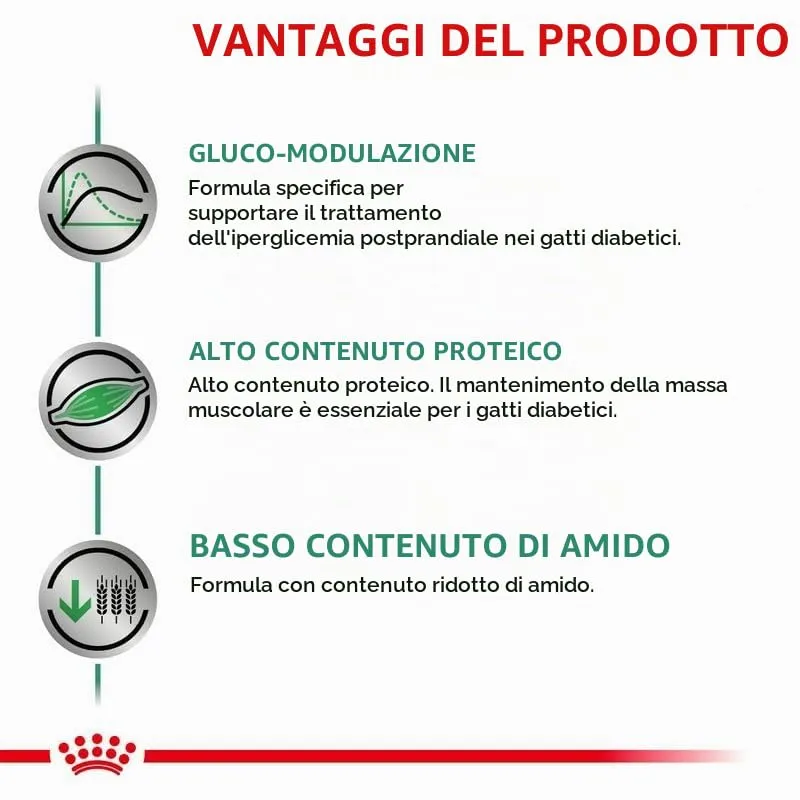 ROYAL CANIN Veterinary DIABETIC | 3,5 kg | Alimento dietetico completo per gatti | Per la regolazione dell'apporto di glucosio | A basso contenuto di monosaccaridi e disaccaridi - immagine 6