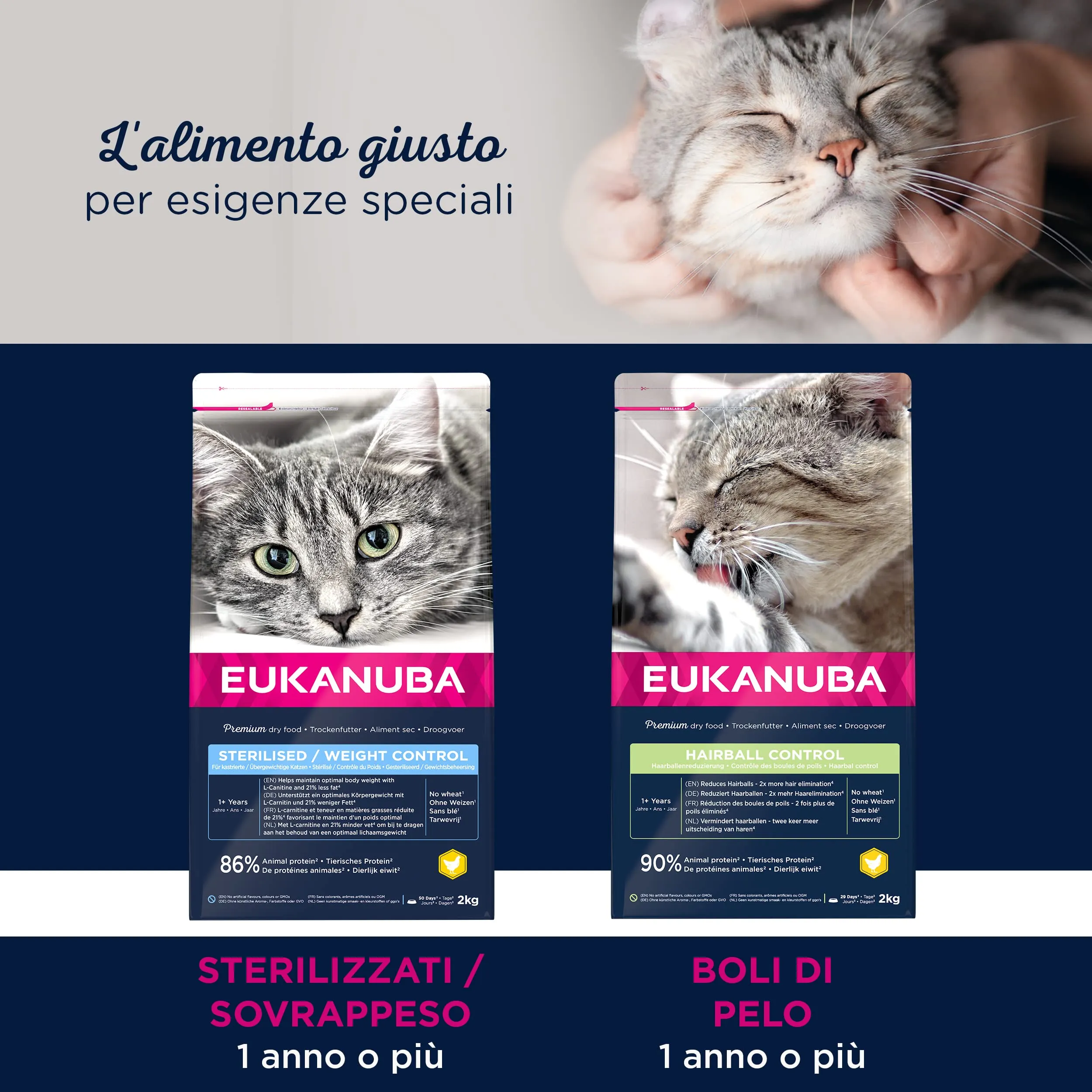Eukanuba Sterilised/Weight Control - Crocchette per Gatti con Pollo, 10 kg - immagine 5