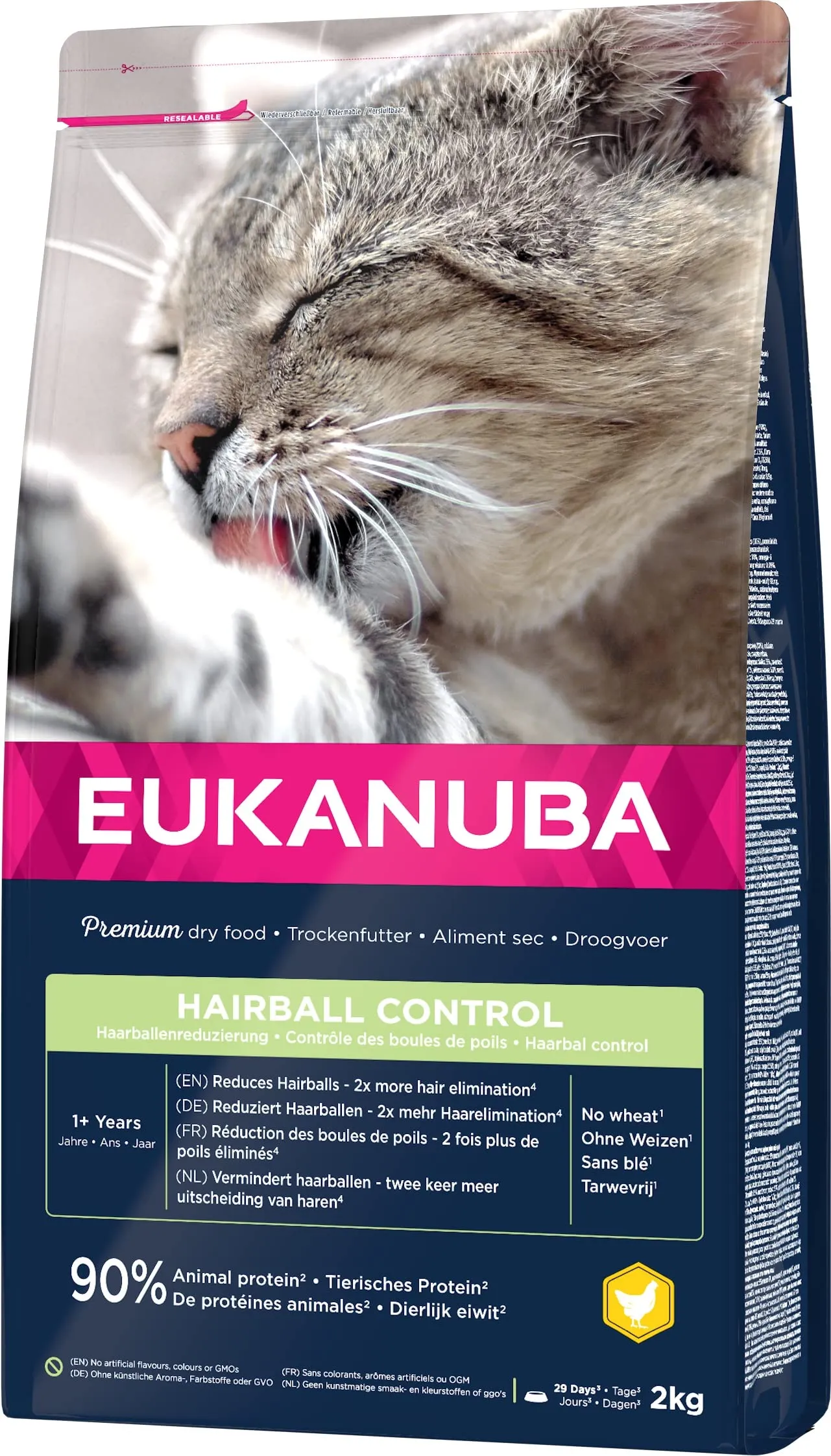 Eukanuba Hairball Control - Crocchette per Gatti con Pollo Fresco, 2 kg - immagine 7