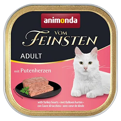 animonda Vom Feinsten Adult cibo per gatti, alimento umido per gatti adulti, mix di gustose varietà di carne, 32 x 100 g - immagine 4