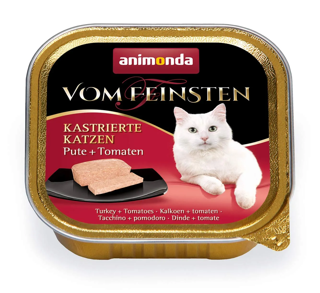animonda Vom Feinsten Adult cibo per gatti, alimento umido per gatti adulti, mix di gustose varietà di carne, 32 x 100 g - immagine 5
