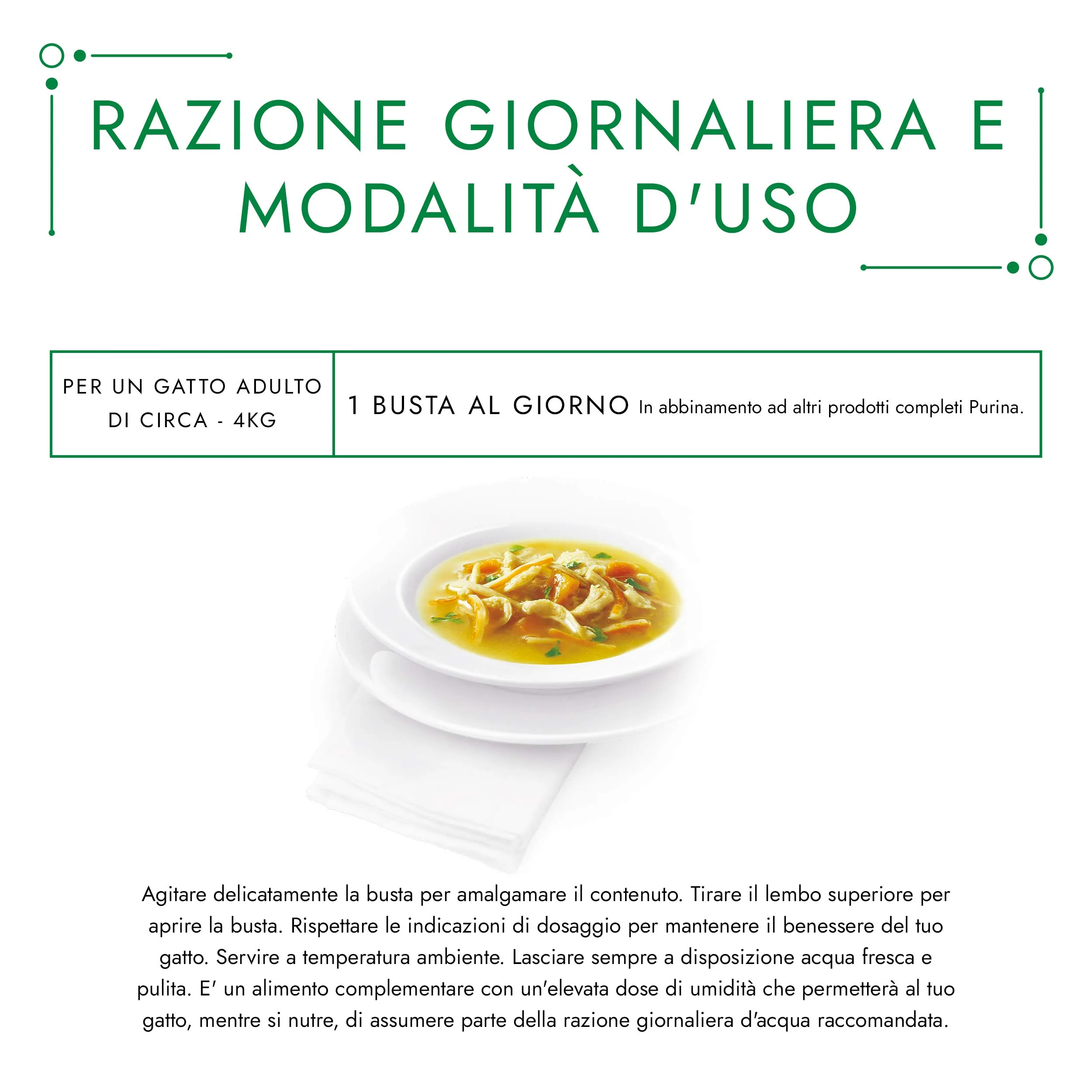 GOURMET Nature's Creations Soup Cibo Umido per Gatti Adulti con Pollo, Pesce Bianco e Verdure 32 Buste da 40g - immagine 5