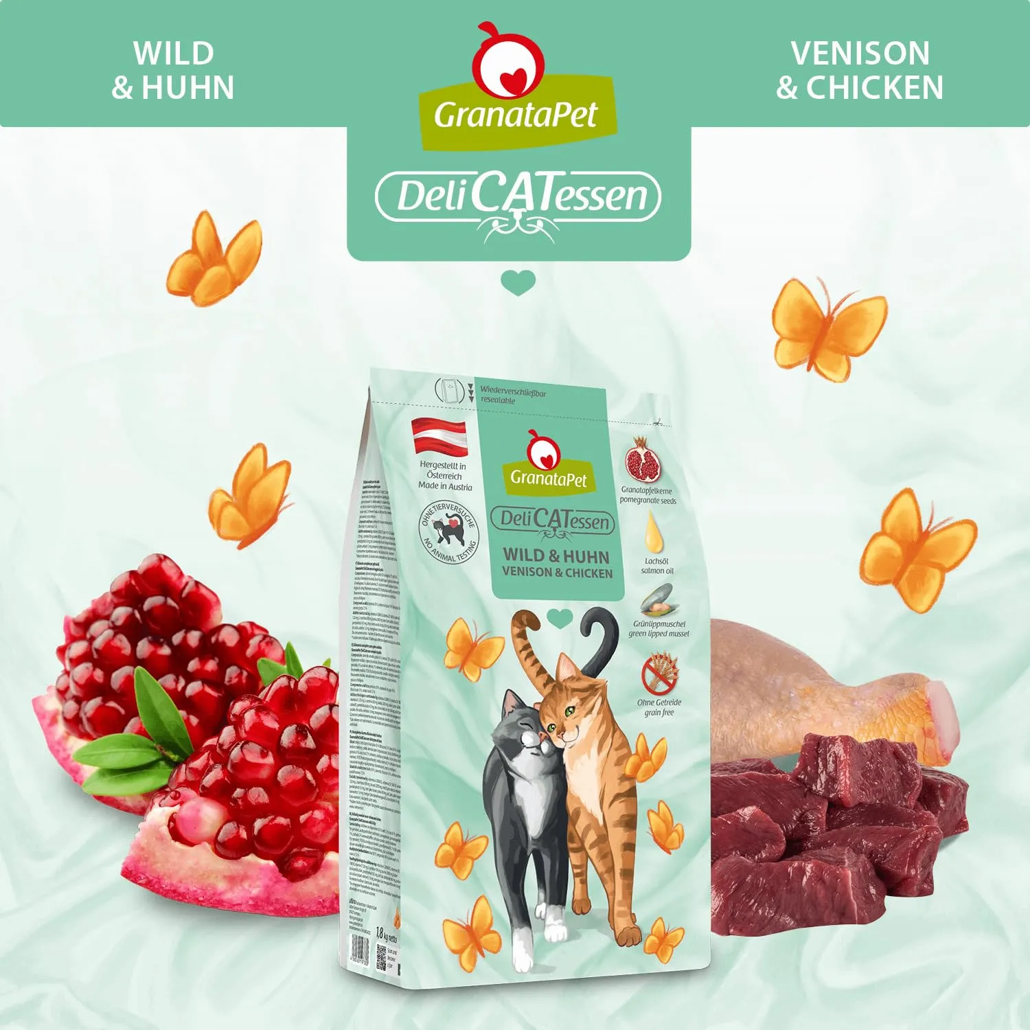 GranataPet DeliCATessen Selvaggina & Pollo, 1,8kg - immagine 2