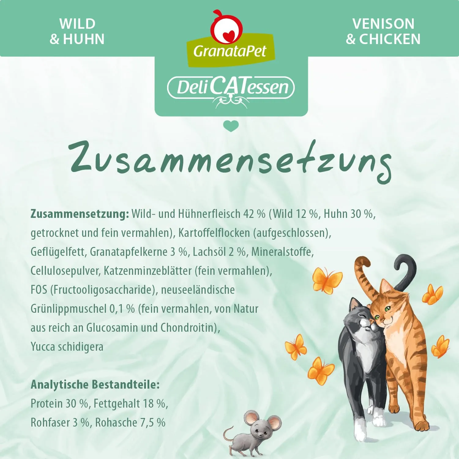 GranataPet DeliCATessen Selvaggina & Pollo, 1,8kg - immagine 4
