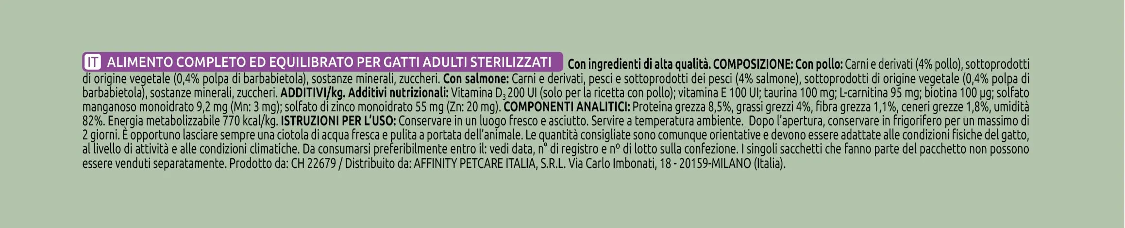 Ultima Cibo Umido Per Gatti Con Pollo E Salmone - 4 X 85Gr X 12 (4,08 Kg) - 4080 g - immagine 4