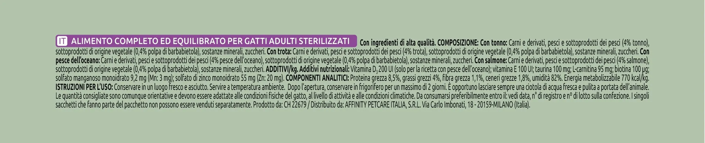 Ultima Cibo Umido Per Gatti Con Varietà Di Pesce - 4 X 85Gr X 12 (4,08 Kg) - 4080 g - immagine 4