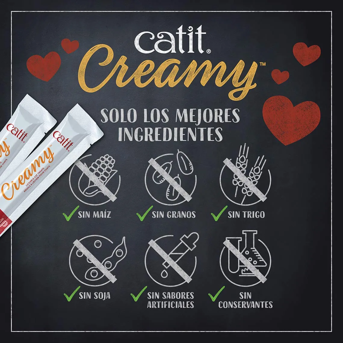 Catit Creamy Delizia per gatti, confezione da 4, pollo - immagine 5