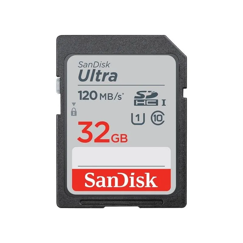 Scheda di memoria SanDisk Ultra 32 GB SDHC Classe 10 UHS-I U1 120 MB/s nera - immagine 1