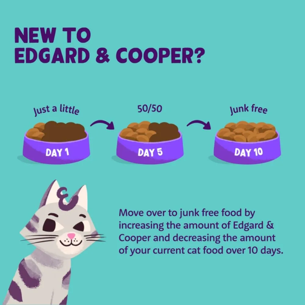 Edgard & Cooper cibo umido per gatti, Junior, (Anatra/Pollo Fresco, 85g x 16), pate gatto sterilizzati o attivo, carne fresca e ingredienti naturali, senza cereali, senza zuccheri aggiunti - immagine 4