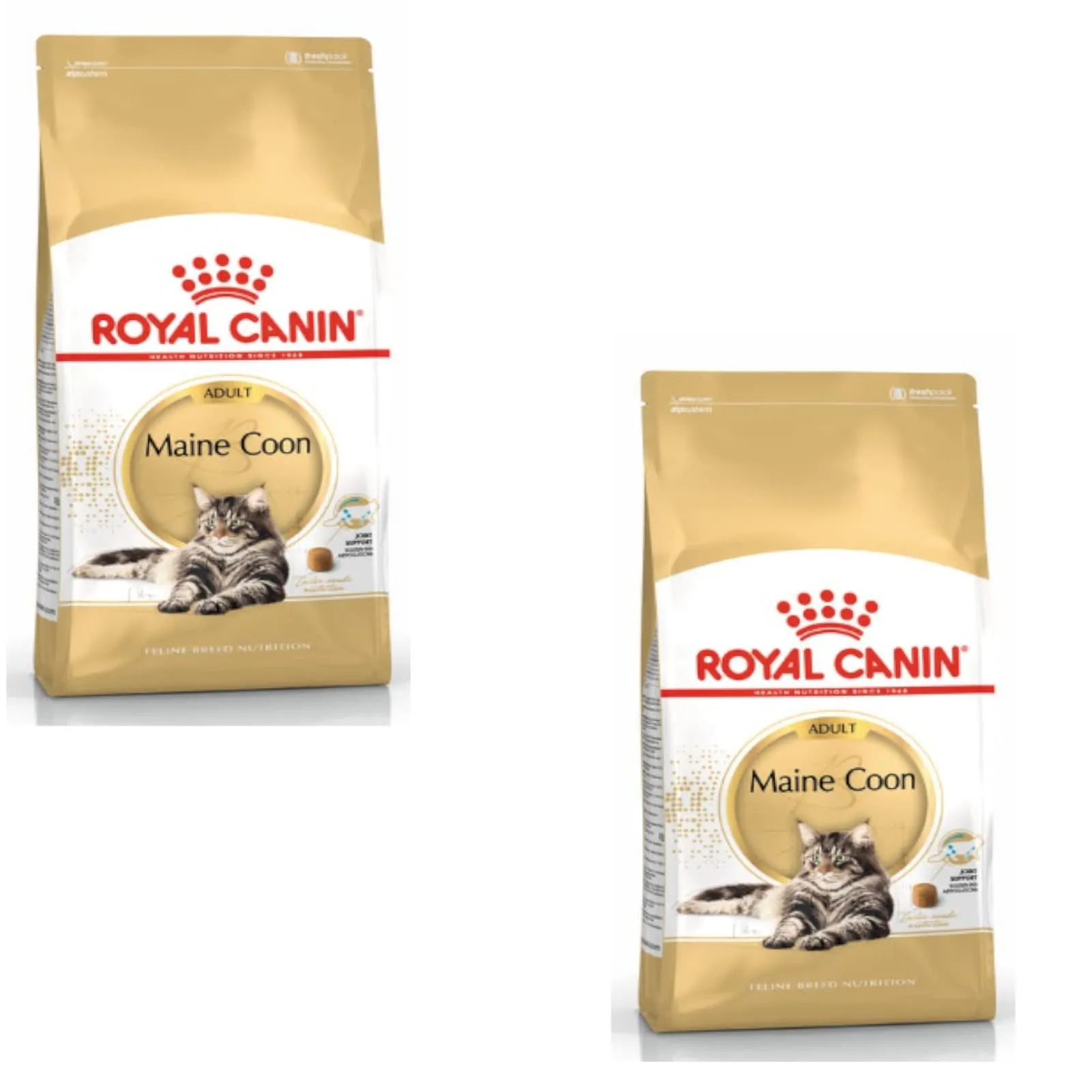 Royal Canin Maine Coon Adult | Confezione doppia | 2 x 400 g | Cibo secco per gatti | Adattato alle esigenze dei gatti Maine Coon | Per il sostegno delle articolazioni e delle ossa - immagine 1
