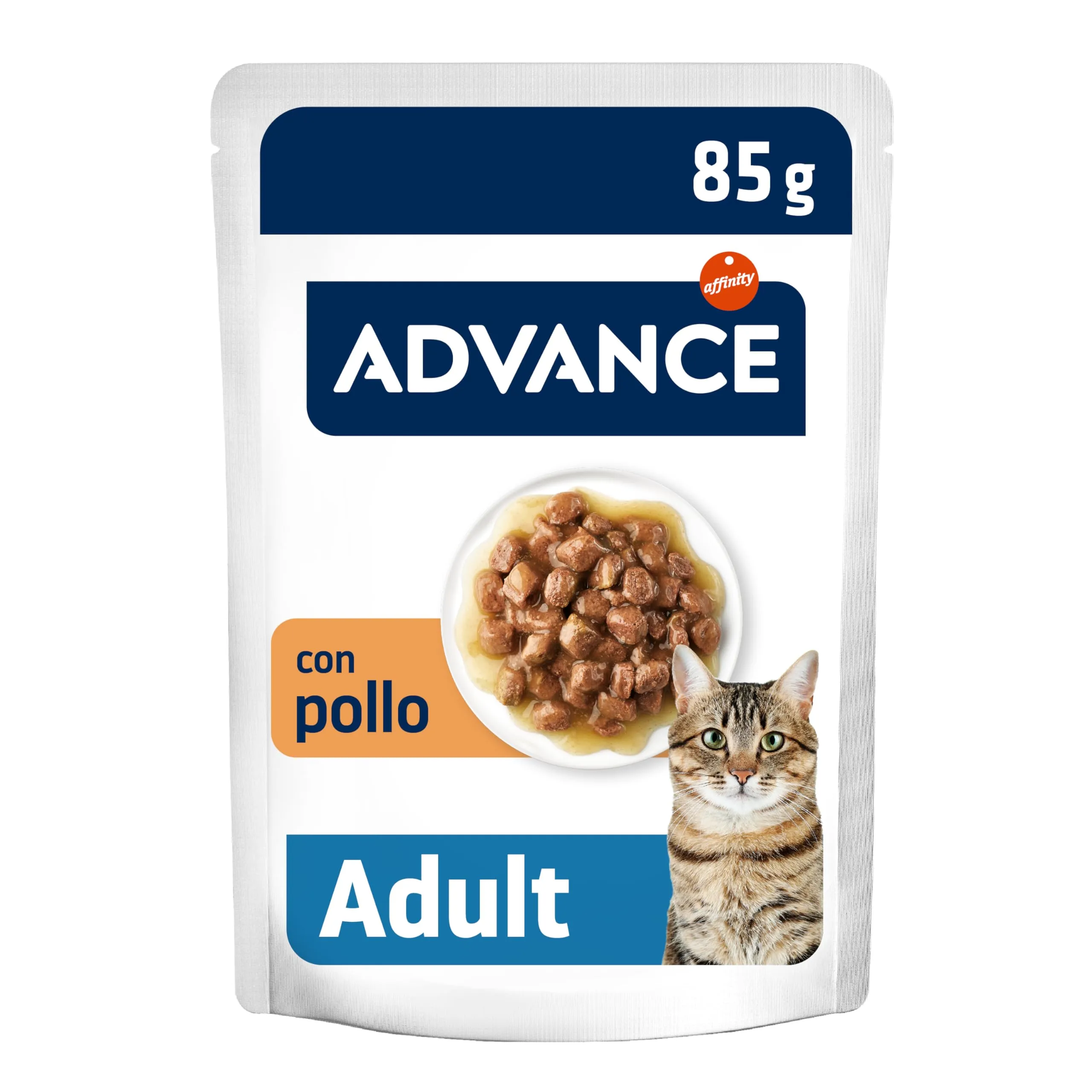 Advance Cibo Umido per Gatti Adulti con Pollo - Multipack 12 x 85g - Total 1.02kg - immagine 5
