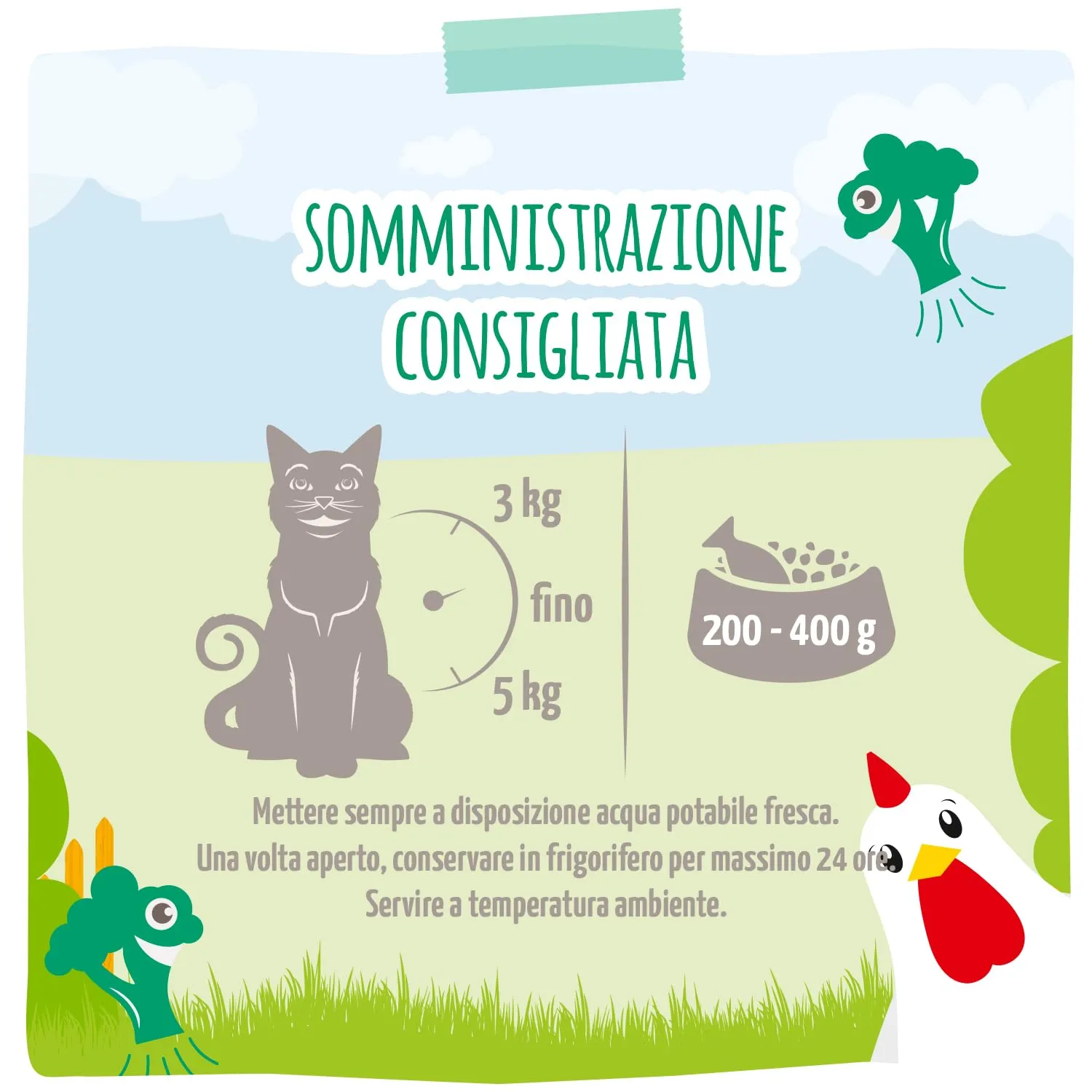 MjAMjAM - Cibo umido premium per gatti - Quetschie - Chicks & Friends pollo succulento con broccoli, confezione da 6 (6 x 300g), senza cereali - immagine 3