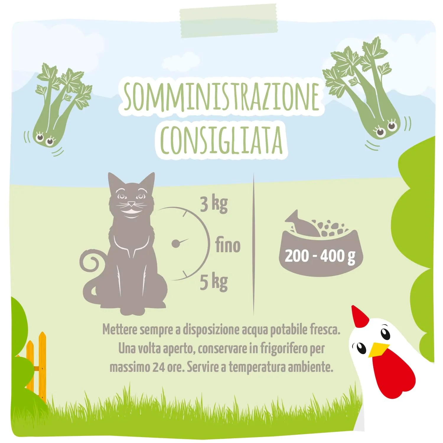 MjAMjAM - Cibo umido Premium per gatti - Quetschie - Chicks & Friends gustoso pollo con sedano rapa al vapore, confezione da 12 (12 x 125g), senza cereali - immagine 3