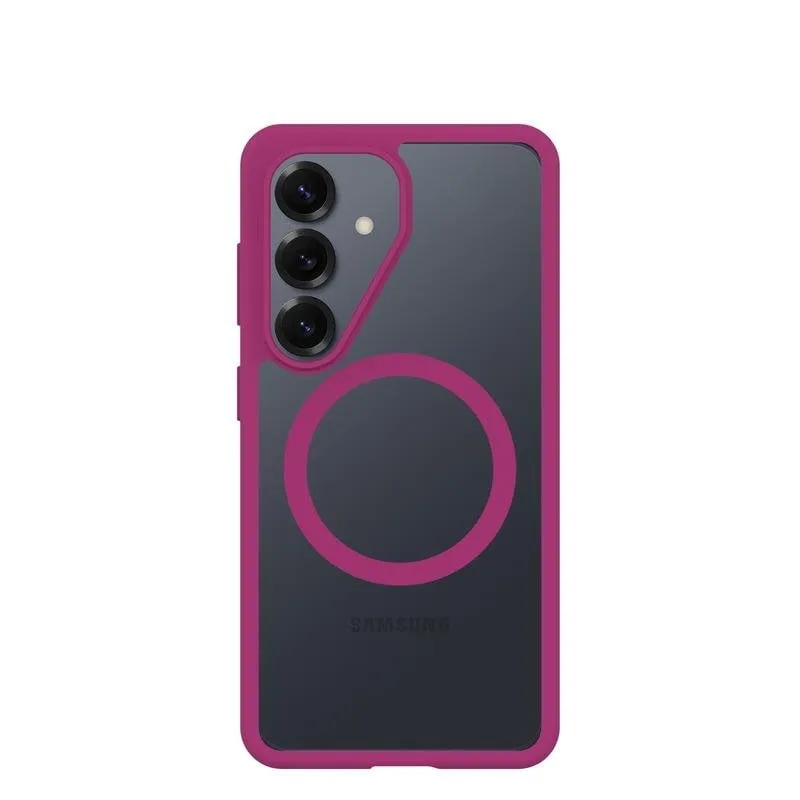 Funda para móvil OtterBox React Magnets Cover Trasparente Rosa per Galaxy S26 - immagine 1