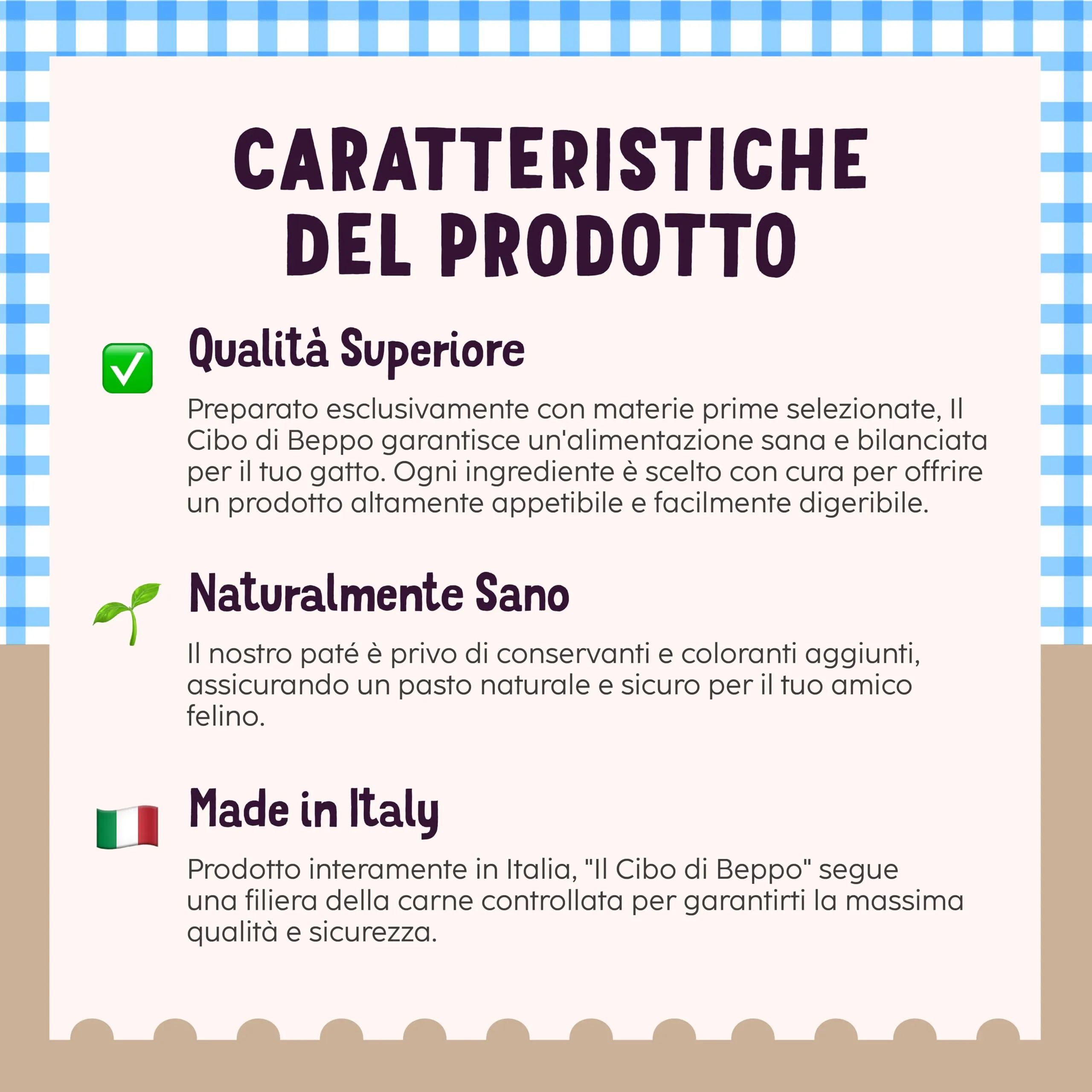 Il Cibo di Beppo Umido Macinato per Gatti Sterilizzati - 12 Lattine da 85g - Alimento Completo di Alta Qualità (12 lattine da 85g, Paté - Pesce e Zucca) - immagine 4