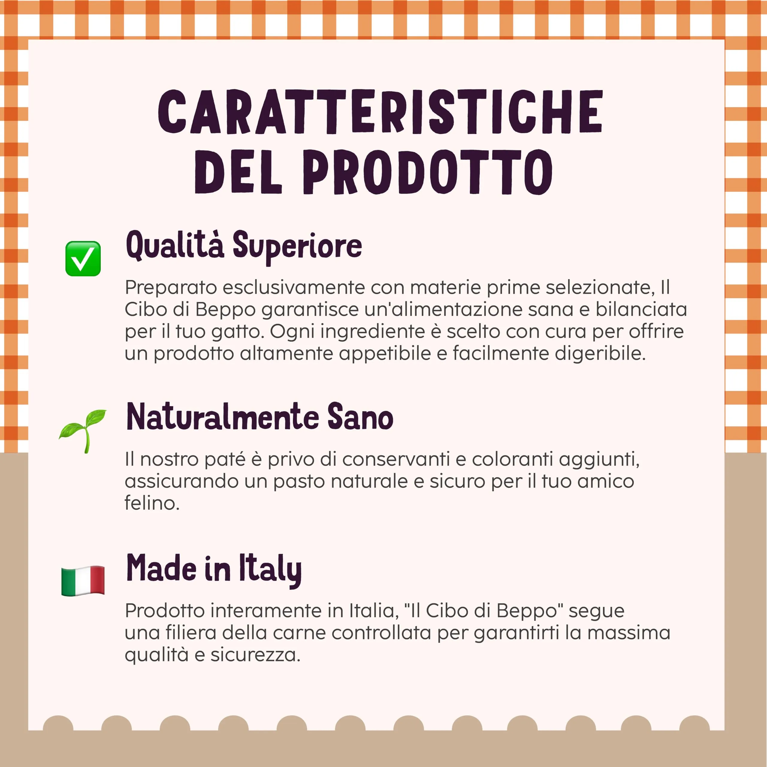 Il Cibo di Beppo Umido Paté per Gatti Sterilizzati - 12 Lattine da 85g - Alimento Completo di Alta Qualità (12 lattine da 85g, Paté - Pollo e Zucca) - immagine 5