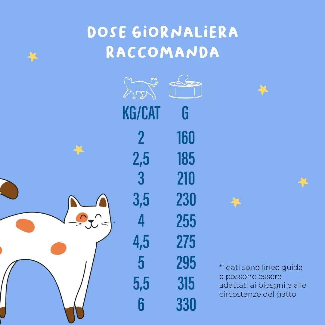Hygge Cat Filetti di Tonno e Cinghiale 70% | Cibo Umido per Gatti Adulti Grain Free, Senza Cereali | Scatolette Gatto 36 x 70 g in Brodo | con Omega 3 e Taurina | Made in Italy - immagine 5