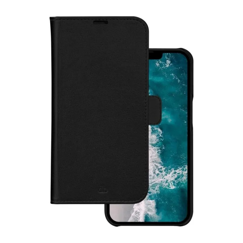 Funda para móvil dbramante1928 Stockholm Folio plastica riciclata nero magnetica per iPhone 14 Plus - immagine 1