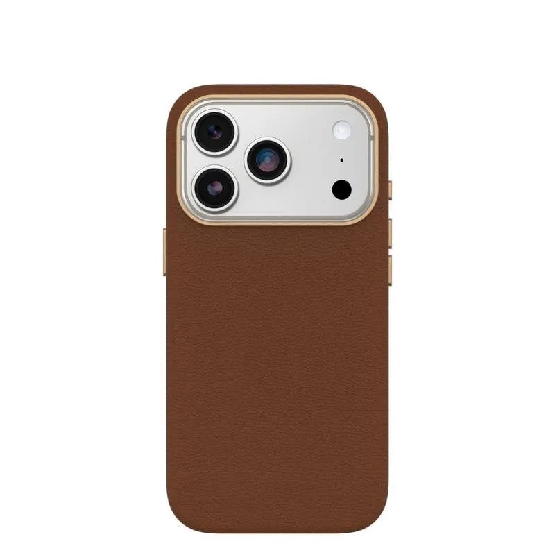 Funda para móvil OtterBox Symmetry Cactus Leather Cover Marrone per iPhone 17 Pro - immagine 1